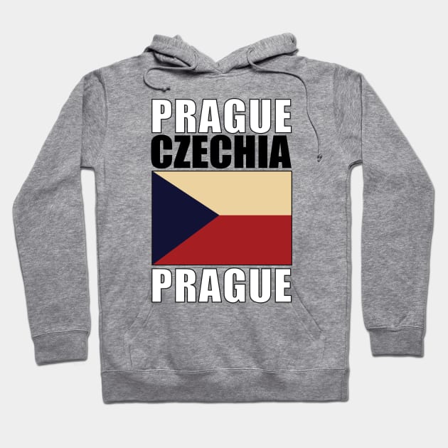 Flag of Czechia Hoodie by KewaleeTee